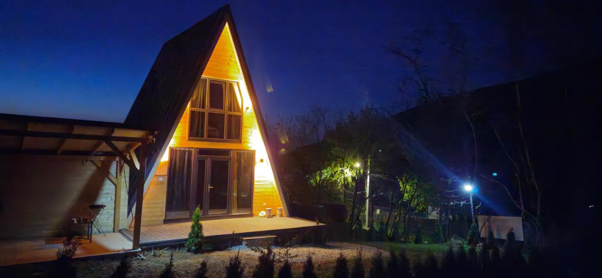 E&T-Cabin A Frame Сибиу Экстерьер фото